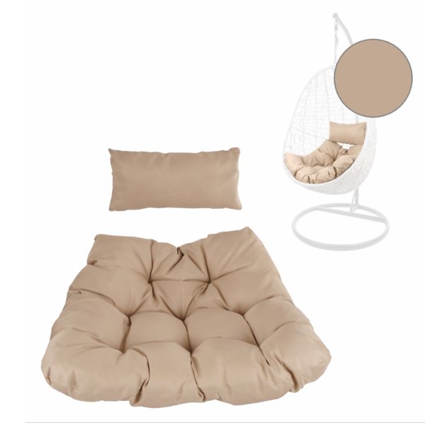 Kissen für Hängesessel CHESTER-STEPP beige (7007 capucchino)