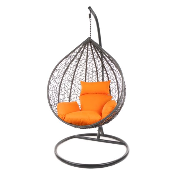 Hängesessel MANACOR grau/orange