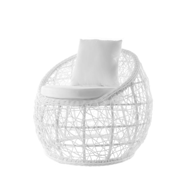 Sitzgruppe Sassari white/ Sitzkissen snow – Bild 3