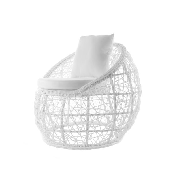 Sitzgruppe Sassari white/ Sitzkissen snow – Bild 4
