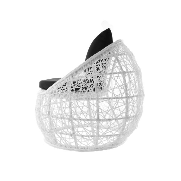 Sitzgruppe Sassari white/ Sitzkissen black – Bild 5
