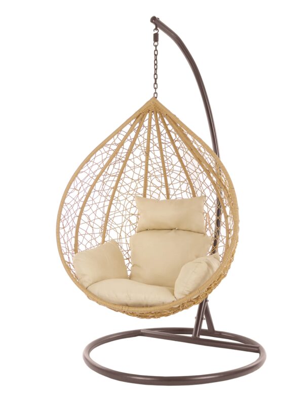 Hängesessel MANACOR sand/braun/Nest beige